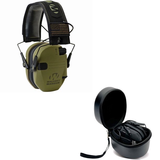 Walker's Razor Slim Shooter Patriot Electronic Protection Earmuffs with