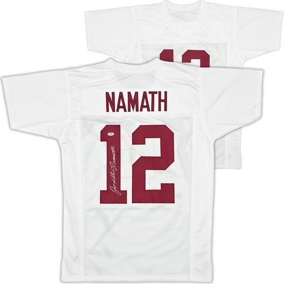Alabama Crimson Tide Joe Namath Autographed White Jersey "Willie" PSA/DNA 243279