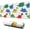 White Colorful Dinosaurs-1, variant on Long Mouse Pads for Desk,White Colorful Dinosaurs Pattern Desk Mats on Top Of Desks, Desk Mouse Pad Extra Large with 3mm Non-Slip Base and Stitched Edge for Gaming,Office,Work,Home 31.5"x11.8"