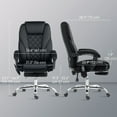 thumbnail image 3 of Vinsetto Chaise de Bureau de Massage, Chaise de Jeu Inclinable, Noire, 3 of 10