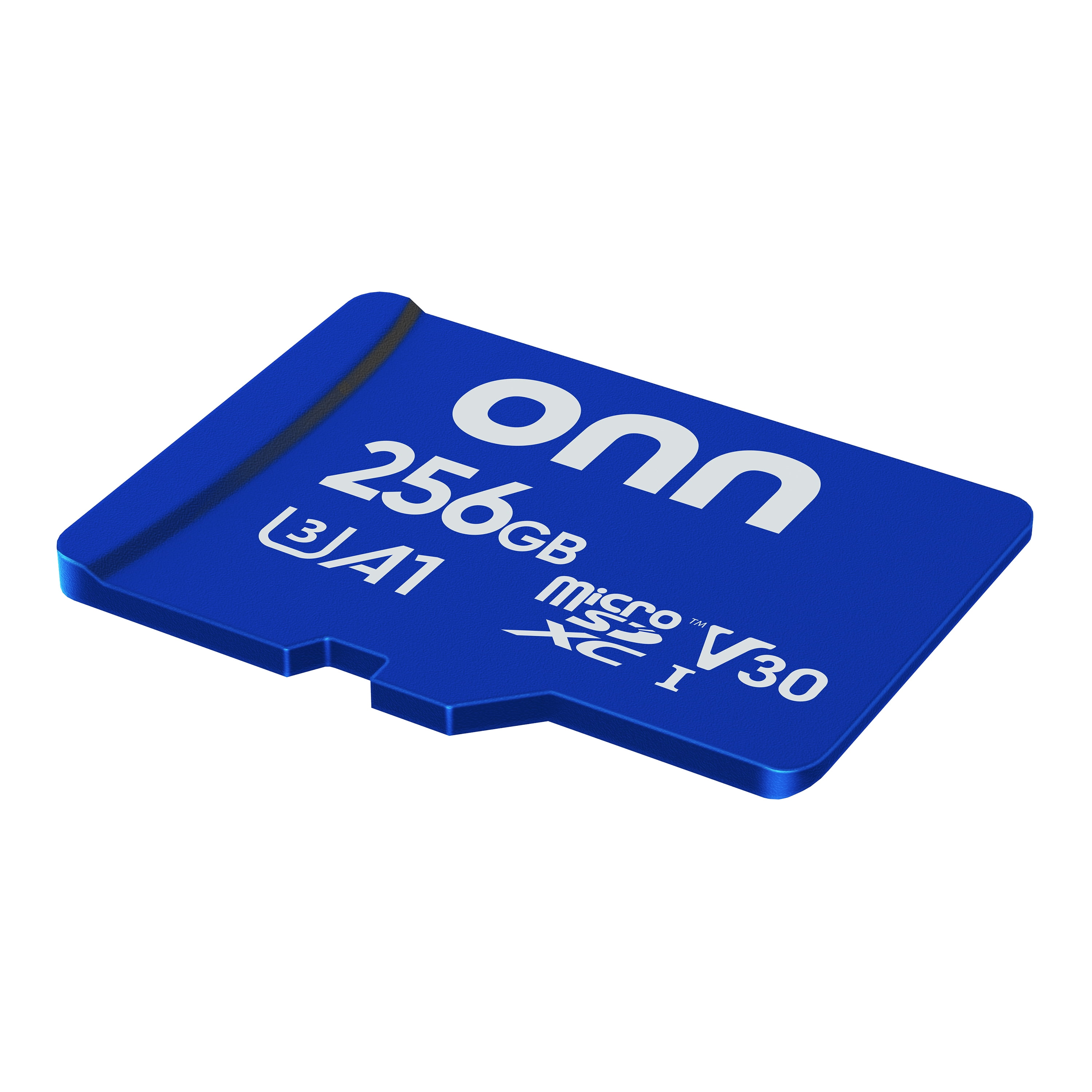 Onn+ 256 GB MicroSDXC U3 V30 Memory Card with Adapter for 4K HD