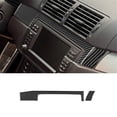 thumbnail image 1 of Real Bright Soft Car Interior Carbon Fiber Sticker Decoration2Pcs Carbon Fiber Interior Central Dashboard Cover For BMW 3 Series E46Auto Car Protection Interior Accessories, 1 of 8