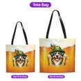thumbnail image 5 of Best Australian Shepherd Dad Proud Beer Lover Happy Oktoberfest All Over Print 3D Canvas Tote Bag Aussie Dog Lover Gifts Reusable Handbag - 02016, 5 of 5