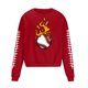 thumbnail image 3 of Sudadera sin capucha para hombre, cuello redondo, deportiva, con estampado de béisbol, sudadera con capucha, manga larga, blusa de poliéster para hombre, 3 of 4