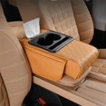 thumbnail image 1 of Integrated Pressurized Multifunctional Car Armrest Heightening Pad, Car Armrest Storage Box with 2 Cup Holders, with Pillow Cushion & Protective Cover, 1 of 8