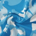 thumbnail image 5 of Mainstays 58" x 1.5 yard Lux Anti-pill Fleece Shark Camo Fabric Precut, Blue, 5 of 6