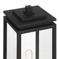 thumbnail image 3 of Possini Euro Design Atkins 23 1/4" High Modern Outdoor Post Light Fixture Pole Porch Edison Bulb Matte Black Die Cast Metal, 3 of 6