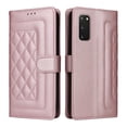 thumbnail image 2 of Compatible with Samsung Galaxy S20 FE Case, Premium Leather Wallet Book Case Magnetic Flip RFID Blocking Credit Card Holder Kickstand with Wrist Strap Shock Absorbing Case, Rosegold, 2 of 11