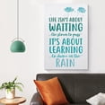 thumbnail image 4 of Life Isnt About Waiting The Storm to Pass, Abstract Wall Decor, Nursery Print, Dining Room Print, I Poster for Room Aesthetics Canvas Wall Art Poster, 4 of 8