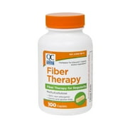 Quality Choice Fiber Therapy for Regularity Methylcellulose 500 mg 100 Caplets Pack of 2