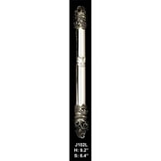 Judaica BZ-MZ-J102L Extra Large Sterling Mezuzah - Silver