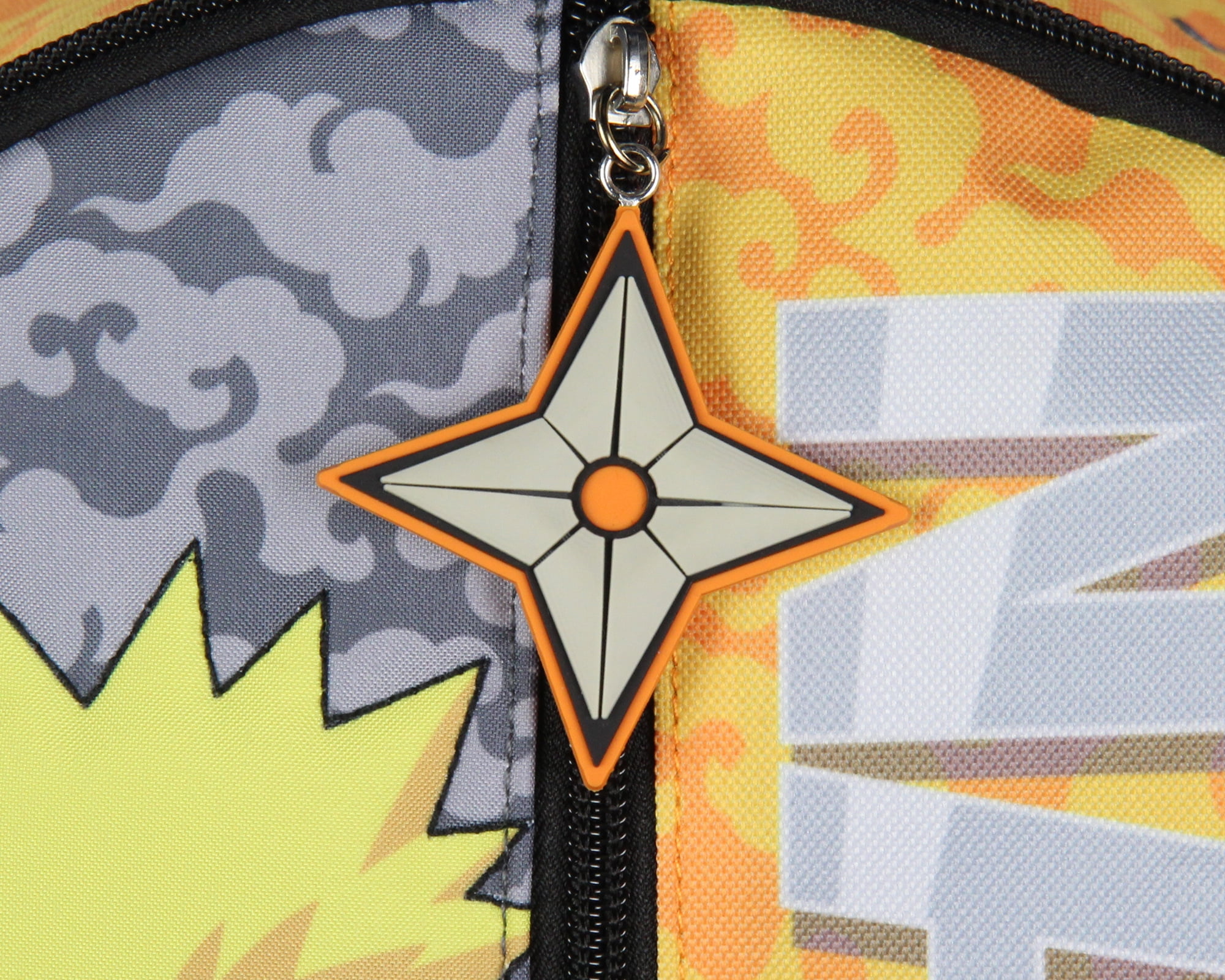 Naruto Backpack 3D Quilted Character 16" Kids School Travel Backpack w/ Rubber Shurukien Zipper Pull
