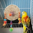thumbnail image 3 of Juguete para loros, loro para mascotas, juguete para masticar pájaros no tóxico, juguete de paja para pájaros, tecnología innovadora, 3 of 8