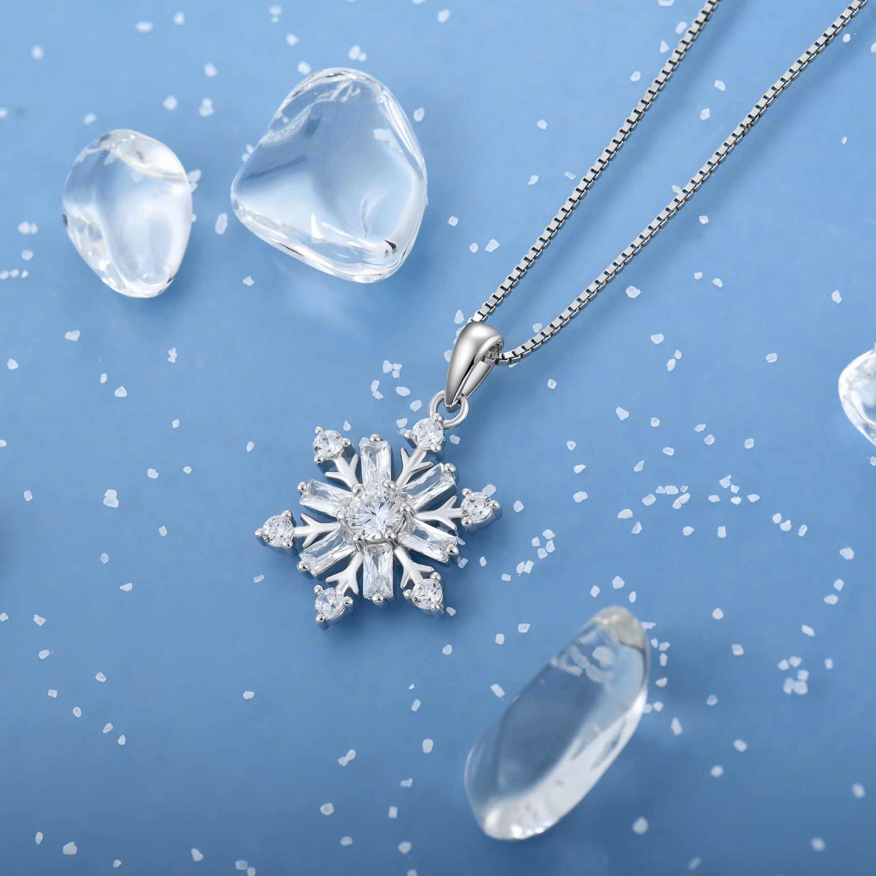 Silver Snowflake Necklace for Women, Snowflake Jewelry Gift for Her - Etsy  | Winter jewelry trends, Snowflake jewelry, Simple bridal necklace