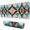Colorful Geometric Triangle, variant on Long Mouse Pads for Desk,Colorful Geometric Triangle Diamond Desk Mats on Top Of Desks, Desk Mouse Pad Extra Large with 3mm Non-Slip Base and Stitched Edge for Gaming,Work,Home 31.5"x11.8"