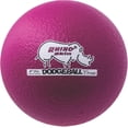 thumbnail image 6 of Champion Sports® Rhino Skin® Low Bounce Dodgeballs for Playground, PE, Backyard & League Games – Set of 6 Balls - Neon Purple - 6 Inch, 6 of 7