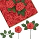 thumbnail image 1 of Rosas artificiales de espuma roja InnoGear, 50 unidades, 1 of 7