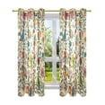 thumbnail image 7 of Yayeee Window Curtains Set of 2 for Living Room Light Filtering 63"x52", Beige Cartoon Animals, 7 of 7