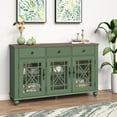 thumbnail image 2 of FESTIVO 55" Vintage Style Kitchen Buffet Sideboard Cabinet w/ Drawers - Green, 2 of 6