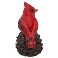 thumbnail image 5 of Northlight 5.5" Oiseau Cardinal Rouge Assis sur une Figurine de Noël de Pomme de Pin, 5 of 5