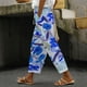 thumbnail image 1 of WILLBEST Pantalones Casuales para Mujer, Ligeros, Sueltos y Cómodos, para Primavera y Verano, Diseño de Bolsillo de Cintura Alta, Ideales para Playa y Uso Diario. Chica, 1 of 4