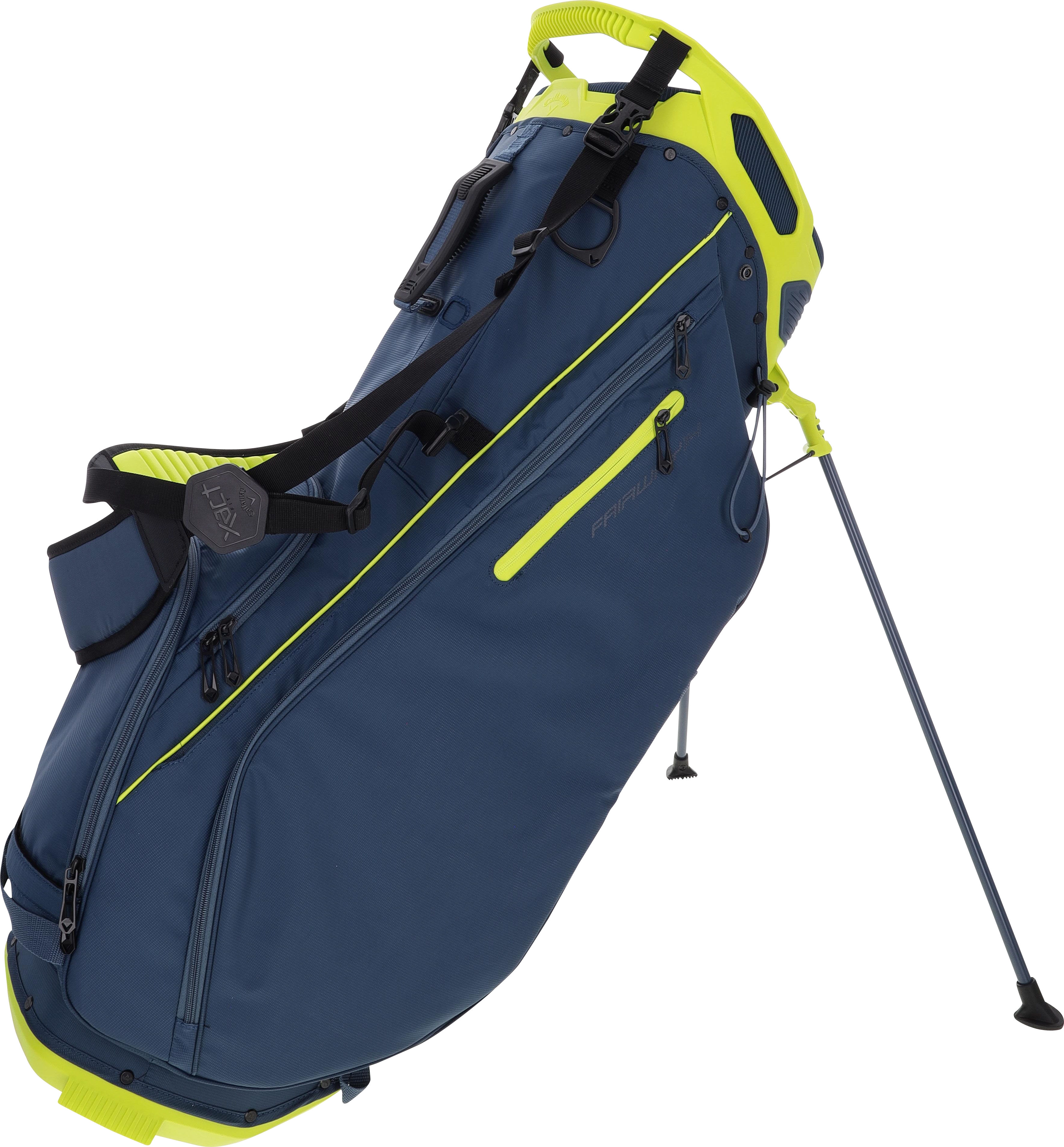  キャディバッグ イエロー/ネイビー Callaway Fairway 14 2024 No Logo Navy Fluorescent Yellow Stand