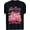 Black, variant on Women's Christian Graphic T-Shirt, Pink Vintage Pickup Truck Floral Butterfly Print, Inspirational Faith Short Sleeve Crew Neck Casual Tee, Lightweight Soft Summer Shirt for Daily Wear
