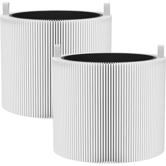 Filtre à Air de Remplacement 411i Max, Compatible avec Purificateur d'Air Blueair Blue Pure 411i Max et 411a Max, Blue Pure F4MAX, H13 True HEPA & Activated Car