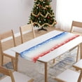 thumbnail image 5 of NSESSHome 4th of July Table Runner,Patriotic Stars Linen Tablecloth Memorial Day Decorations for Home Kitchen Dining Room Indoor Outdoor, Independence Day, Non-Slip Heat Resistance, 5 of 8