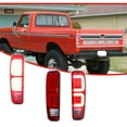 thumbnail image 3 of GTINTHEBOX Red LED Rear Tail Lights Assembly For 1974-1991 Ford E150 F150 250 350 100 Bronco, 3 of 10