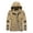 Khaki, variant on Fengqque Men's Outdoor Waterproof Jacket Lightweight Windproof Rainproof Outdoor Jacket Sports Windbreaker Jacket Outdoor Mountaineering Solid Color Jacket