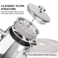 thumbnail image 4 of Secura French Press Coffee Maker, 34-Ounce, 304 Stainless Steel Insulated Coffee Press with Extra ScreenSecura French Press Coffee Maker, 34-Ounce, 3, 4 of 7