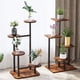 thumbnail image 1 of Soporte para Flores de Hierro,Estante para plantas de metal con escalera de 4 niveles, Bandejas de madera, Estantes de jardín, para plantas para la sala de estar macetas, balcón - 02 esquí esquí Gafas de esquí, 1 of 5