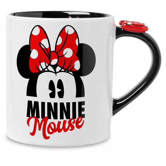 Disney Parks Minnie Mouse Bow Coffee Mug New