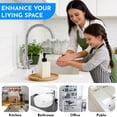 thumbnail image 5 of Ceramic Soap Dispenser, 12 oz/350ml Hand Soap Dispenser with Stainless Steel Pump for Bathroom Kitchen, Refillable Dish Dispensers for Hand soap, Lotion, Body Wash, 5 of 7