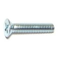 thumbnail image 1 of 4mm-0.7 x 20mm Zinc Plated Class 4.8 Steel Coarse Thread Phillips Flat Head Machine Screws, 1 of 1