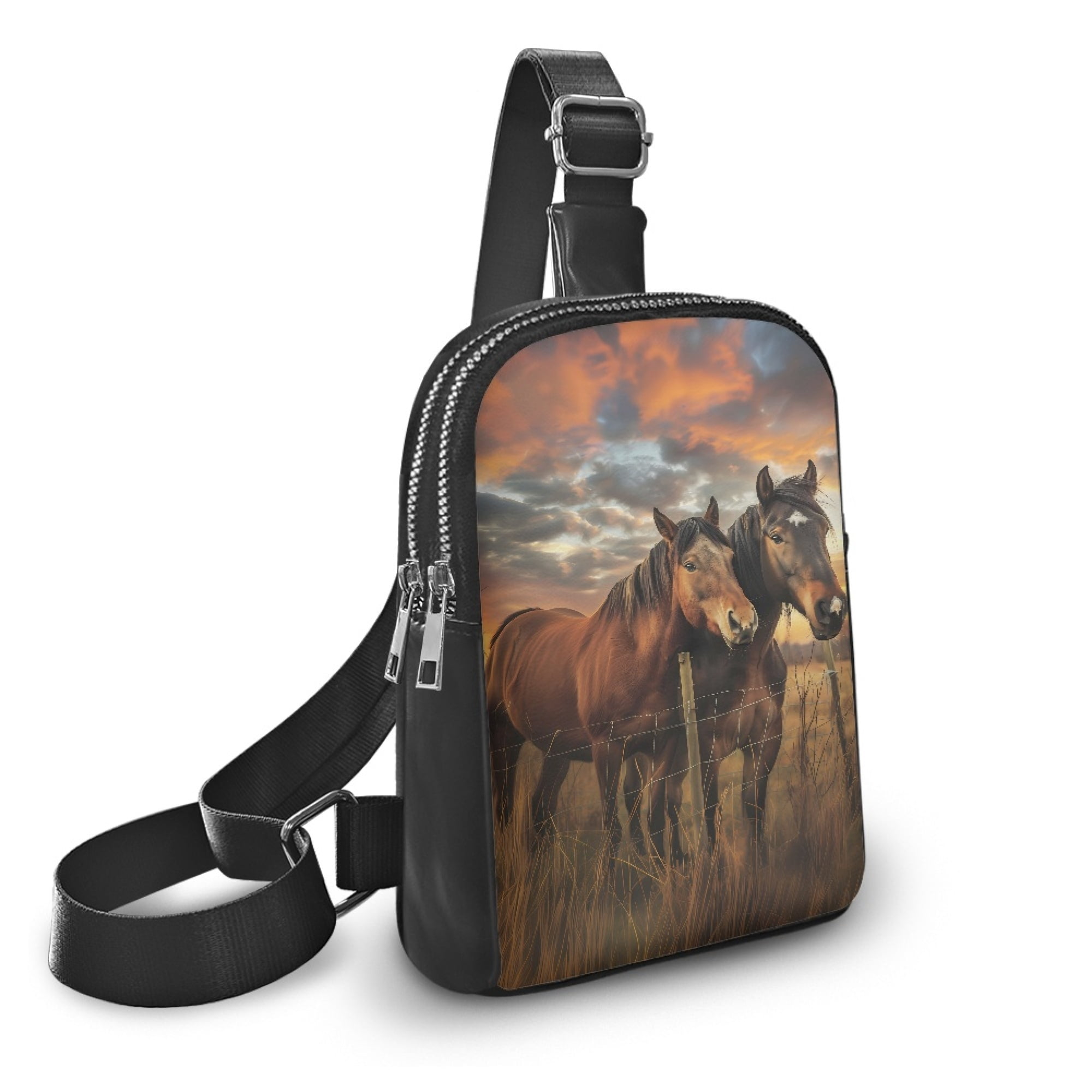 FOR U DESIGNS Horse Crossbody Fanny Pack for Women Small 