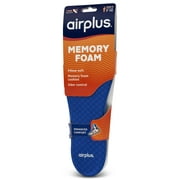 Airplus Memory Foam Comfort Insoles for mens shoes 7-13