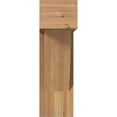 thumbnail image 2 of Ekena Millwork 8"W x 22"D x 26"H Traditional Block Rough Sawn Bracket w/ Offset Brace, Western Red Cedar, 2 of 25