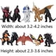 thumbnail image 2 of Godzilla Toys Figuras de acción 2021 Rey de los monstruos Mini dinosaurio Juguete Mothra Imago Burning Heisei Mecha Ghidorah Playsets Fiesta de cumpleaños para niños Suppl, 2 of 5