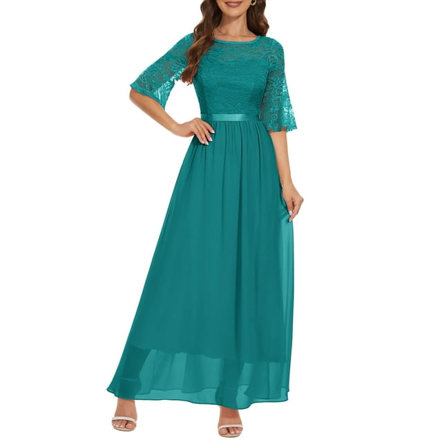Vestido de dama de honor Wedtrend 2024 Prom, largo hasta el suelo, WT0314