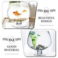 thumbnail image 2 of Shisuyan Aquarium Transparent Réservoir Multi-Fonction Réservoir Betta Réservoir de Poisson Rouge Décoration de Bureau, 2 of 9