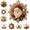 christmas diamond art-E-1pcs-A8, variant on 2026 New Christmas Diamond Art Ornament Kit for Adults Pearl Bead Craft, DIY Holiday Hanging Decor Gift for Craft Lovers Moms Friends E