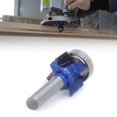 thumbnail image 4 of HUGFEGWE 4 Teeth R3 Industry Grade Carbide Roundover Router Bit, 1/4 Inch Shank Corner Rounding Curved Edge Forming Trimming Cutter Woodworking Milling Cutting Tool, 7/64 Inch Radius CA919-68089, 4 of 8