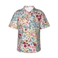 thumbnail image 6 of KLL Men's Hawaiian Shirt Short Sleeve Button Down Beach Shirts-Trendy Floral Design, 6 of 6
