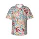 thumbnail image 1 of Balery Trendy Floral Design Camisas hawaianas de manga corta para hombre, camisas playeras de corte holgado, camisas de vacaciones con botones,X-Large, 1 of 7