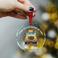 thumbnail image 5 of Personalized School Bus Driver Ornament - for Men Women - for Retirement - Driver Appreciation - Farm Decoration - Custom Name Crystal Glass Ornament Decor, 5 of 6