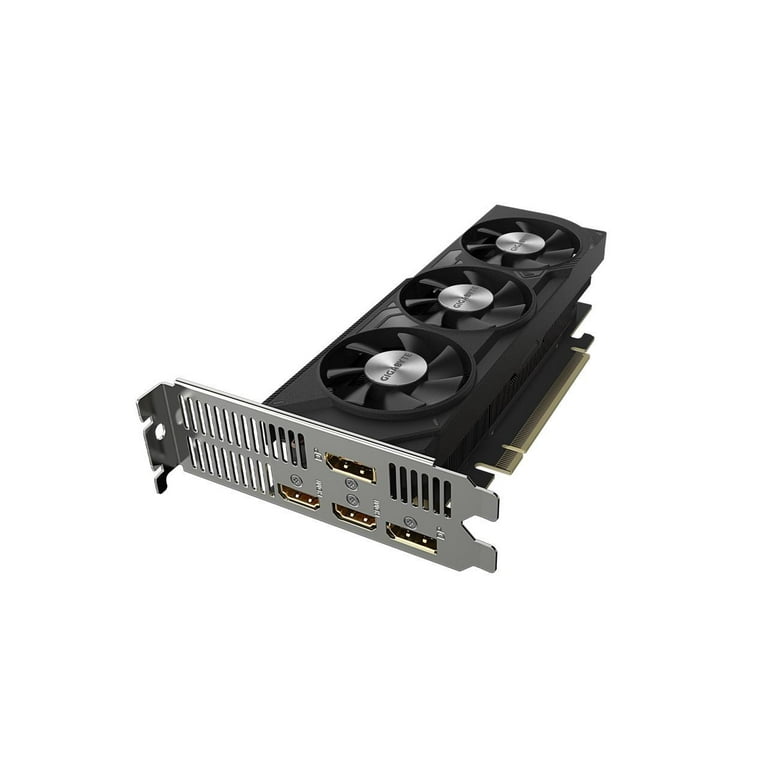 GIGABYTE GeForce RTX 4060 OC Low Profile 8G Graphics Card, 3x WINDFORCE  Fans, 8GB 128-bit GDDR6, GV-N4060OC-8GL Video Card