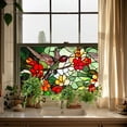 thumbnail image 5 of Stained Glass Window Film, Flower Static Cling Window Privacy Film Decorative UV Sun Blocking Non-Adhesive Glass Window Covering for Home Bathroom, 5 of 6