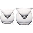 thumbnail image 3 of Triangular Cocktail Glass Set with Wine Mixing Layer in Large Size, Durable Material, Elegant Design, 3 of 5